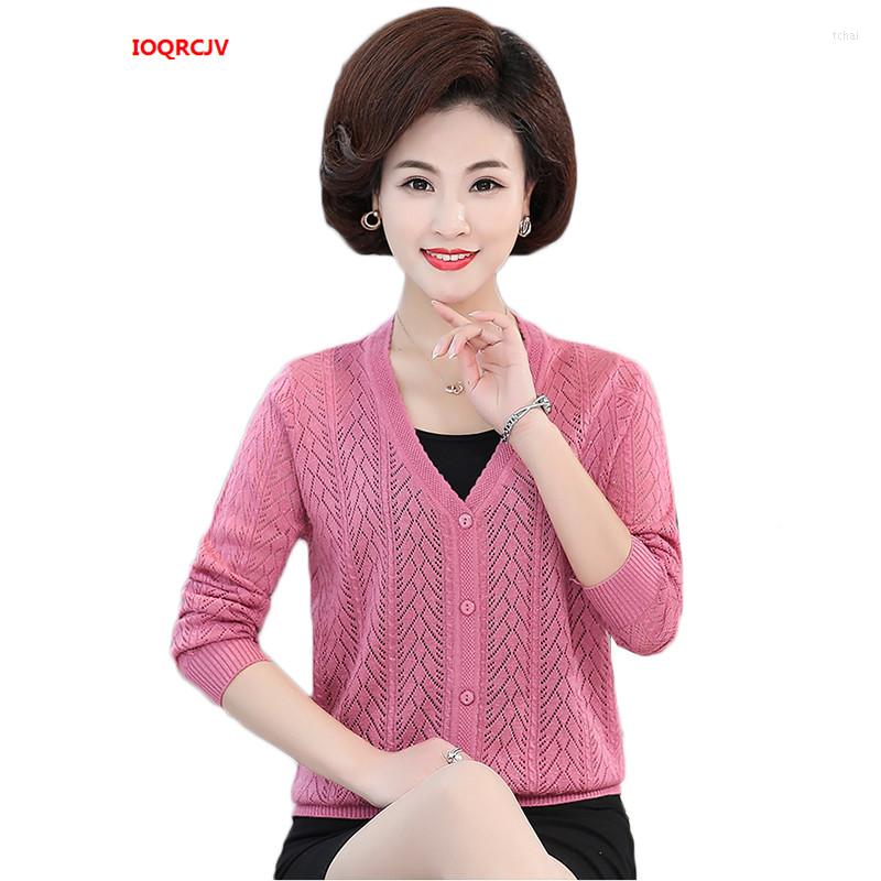 Women's Knits Women's Sweater 2022 Spring Fashion Thin Knitted Cardigan Middle-Aged Mother Coat Female Casual Long Sleeve Tops W1083, Red
Women's Knits Women's Sweater 2022 Spring Fashion Thin Knitted Cardigan Middle-Aged Mother Coat Female Casual Long Sleeve Tops W1083, Red