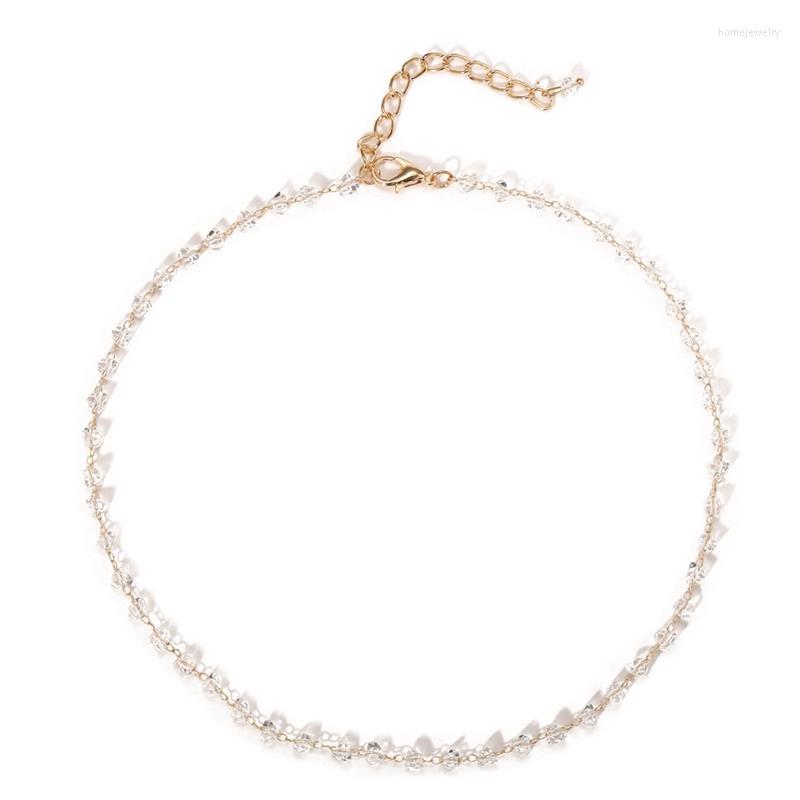Choker 1pc Fashion Women Necklace Rhinestone Decor Chain Bead Clavicle Jewelry Accessories
Choker 1pc Fashion Women Necklace Rhinestone Decor Chain Bead Clavicle Jewelry Accessories