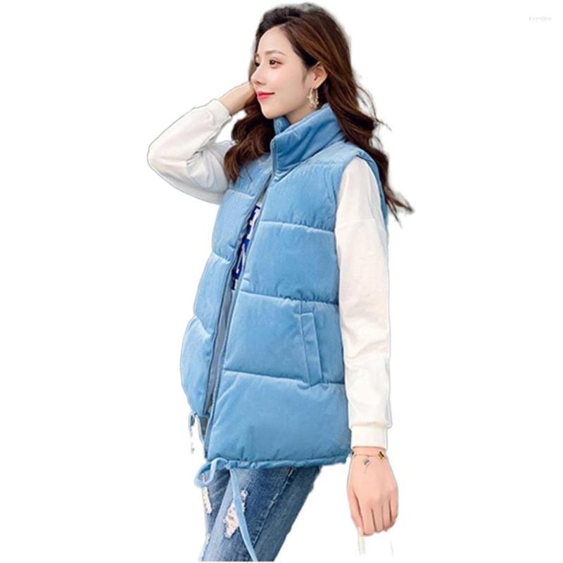 Women's Vests Winter Vest Women Waistcoat 2022 Female Sleeveless Jacket Stand Collar Warm Velvet Outwear, W1
Women's Vests Winter Vest Women Waistcoat 2022 Female Sleeveless Jacket Stand Collar Warm Velvet Outwear, W1