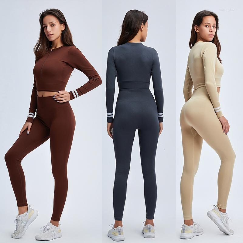 Active Sets Seamless Yoga Set Women Workout Sportswear Solid Gym Clothing Fitness Long Sleeve Crop Top High Waist Leggings Sports Suits, Khaki
Active Sets Seamless Yoga Set Women Workout Sportswear Solid Gym Clothing Fitness Long Sleeve Crop Top High Waist Leggings Sports Suits, Khaki