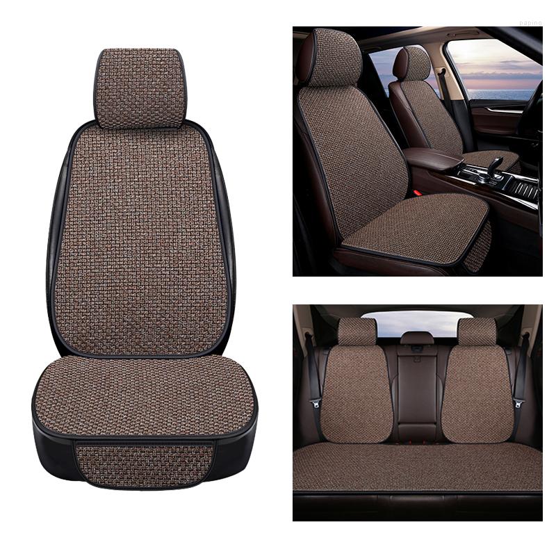 Car Seat Covers Thicken Flax Cover Front Rear Breathable Linen Cushion With Backrest Head Cap Protector Mat Pad Auto Accessories
Car Seat Covers Thicken Flax Cover Front Rear Breathable Linen Cushion With Backrest Head Cap Protector Mat Pad Auto Accessories