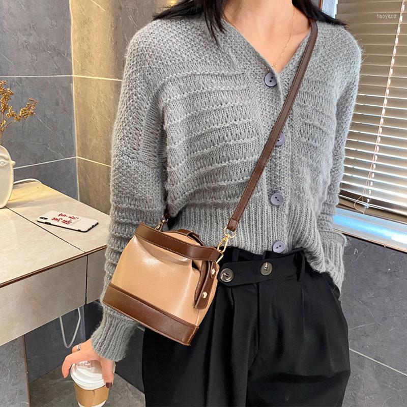 Evening Bags Fashion Small Bucket For Women Simple Style All-match Zipper Messenger Crossbody Female PU Leather Handbag And Purse, Black
Evening Bags Fashion Small Bucket For Women Simple Style All-match Zipper Messenger Crossbody Female PU Leather Handbag And Purse, Black