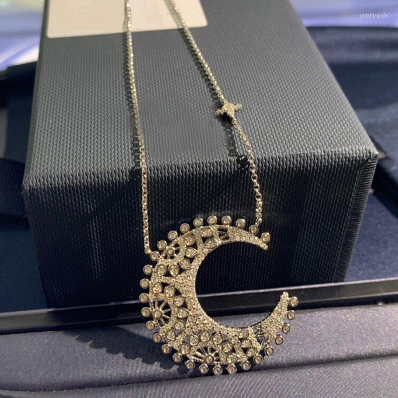 Pendant Necklaces UMGODLY Fashion Necklace Silver Color Vintage Court Moon Paved Cubic Zirconia For Women Brand Jewelry
Pendant Necklaces UMGODLY Fashion Necklace Silver Color Vintage Court Moon Paved Cubic Zirconia For Women Brand Jewelry
