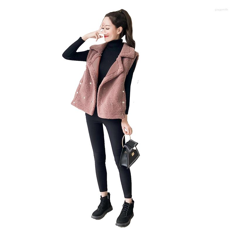 Women' Vests Autumn And Winter Korean Version Of The Large Lapel Lamb Hair Vest Women Plush Sleeveless Jacket, Beige white
Women' Vests Autumn And Winter Korean Version Of The Large Lapel Lamb Hair Vest Women Plush Sleeveless Jacket, Beige white