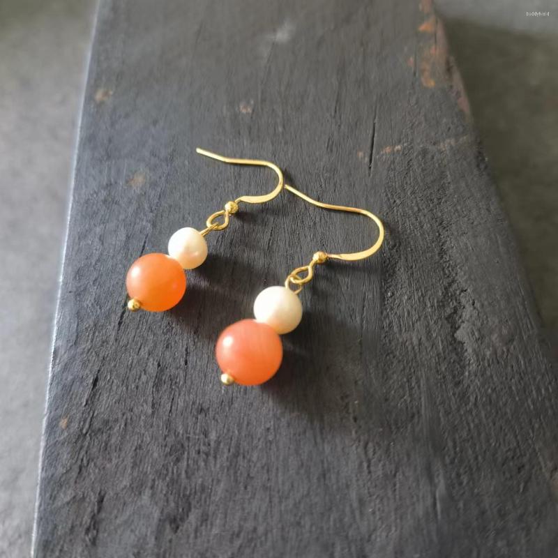 Dangle Earrings 1pcs/lot Natural Onyx Pearl 14K Gold Retro Ethnic Style Simple And Stylish Accessories Gem Jewelry Amulet Folk-custom
Dangle Earrings 1pcs/lot Natural Onyx Pearl 14K Gold Retro Ethnic Style Simple And Stylish Accessories Gem Jewelry Amulet Folk-custom