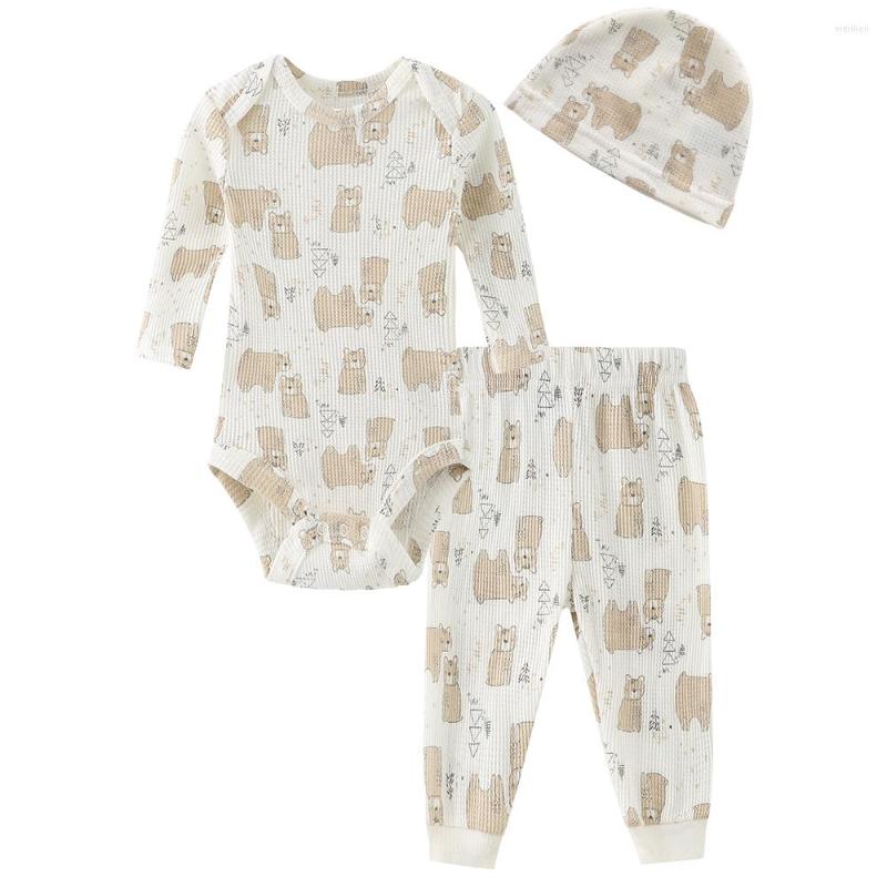 Clothing Sets Unisex Baby Boy And Girl Clothes 3Pieces Bodysuits Pants Hat Cotton Born Cartoon Long Sleeve Ropa, 3001
Clothing Sets Unisex Baby Boy And Girl Clothes 3Pieces Bodysuits Pants Hat Cotton Born Cartoon Long Sleeve Ropa, 3001