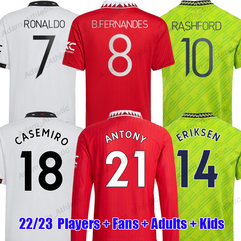 ANTONY soccer jerseys 22 23 CASEMIRO ERIKSEN MARTINEZ football shirts long sleeve men kids kit player version, 22-23 away+uel
ANTONY soccer jerseys 22 23 CASEMIRO ERIKSEN MARTINEZ football shirts long sleeve men kids kit player version, 22-23 away+uel