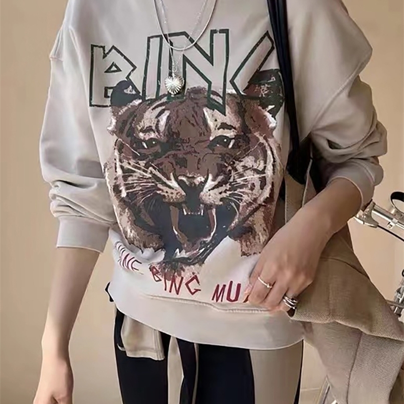 Womens Hoodies Sweatshirts Working Tiger Head Bing Digital Graphic Print Women Sweatshirts Fleece Cotton Female Pullover Casual Classic Lady Top 221104, Khaki
Womens Hoodies Sweatshirts Working Tiger Head Bing Digital Graphic Print Women Sweatshirts Fleece Cotton Female Pullover Casual Classic Lady Top 221104, Khaki