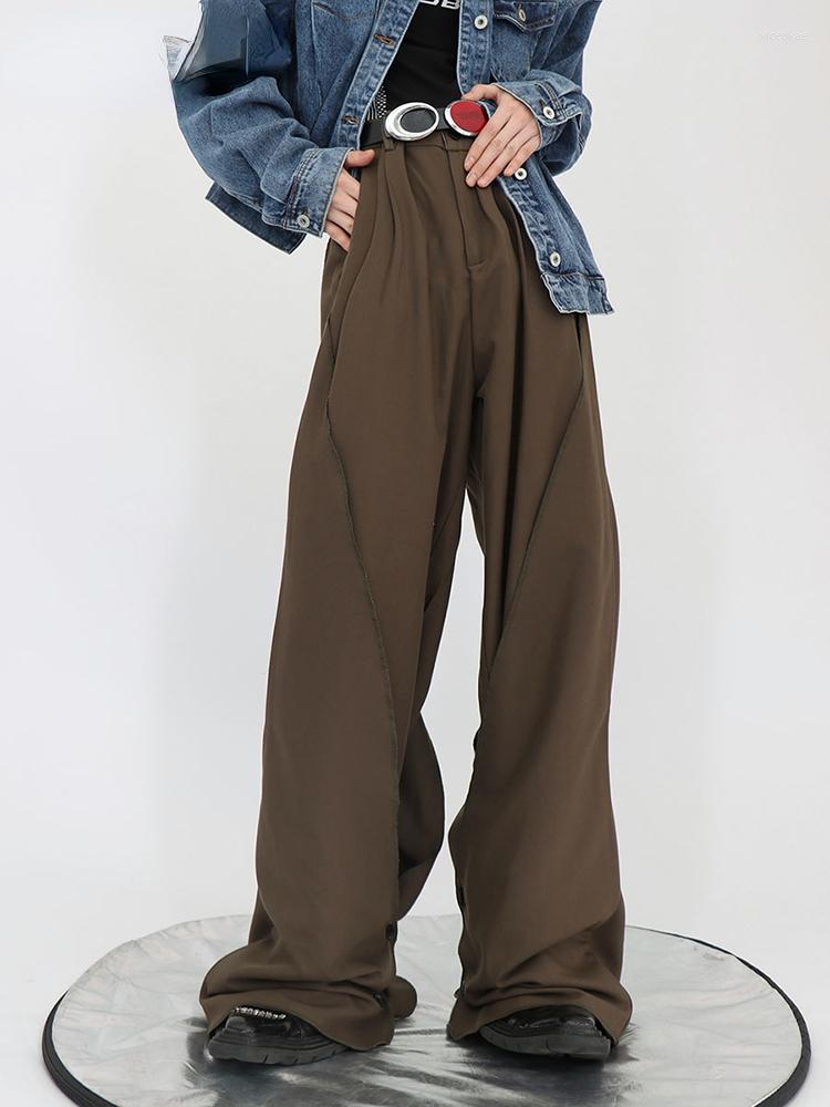 Men' Pants ZCSMLL Niche Stitched Button Design Casual Men Loose Straight High Street Wide Leg Darkwear Male Trousers L5, Black
Men' Pants ZCSMLL Niche Stitched Button Design Casual Men Loose Straight High Street Wide Leg Darkwear Male Trousers L5, Black
