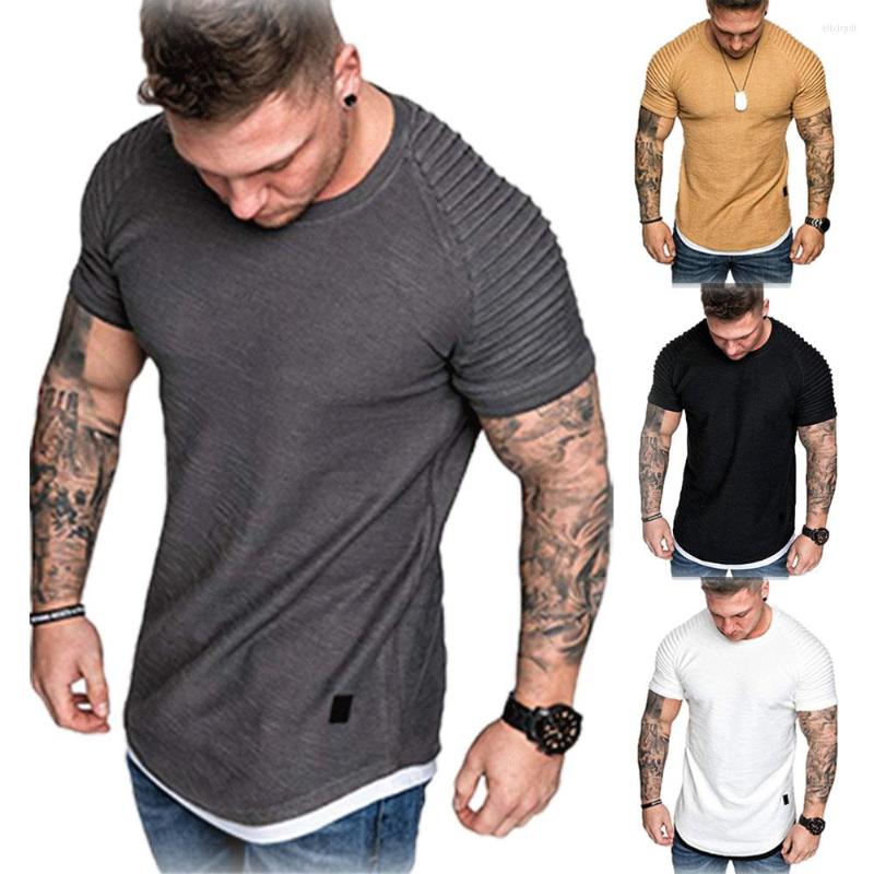 Men's Suits H160 Heren T-shirts Geplooide Gerimpelde Slim Fit O Hals Korte Mouwen Spier Solid Casual Tops Shirts Zomer Basic Tee, H160-2
Men's Suits H160 Heren T-shirts Geplooide Gerimpelde Slim Fit O Hals Korte Mouwen Spier Solid Casual Tops Shirts Zomer Basic Tee, H160-2