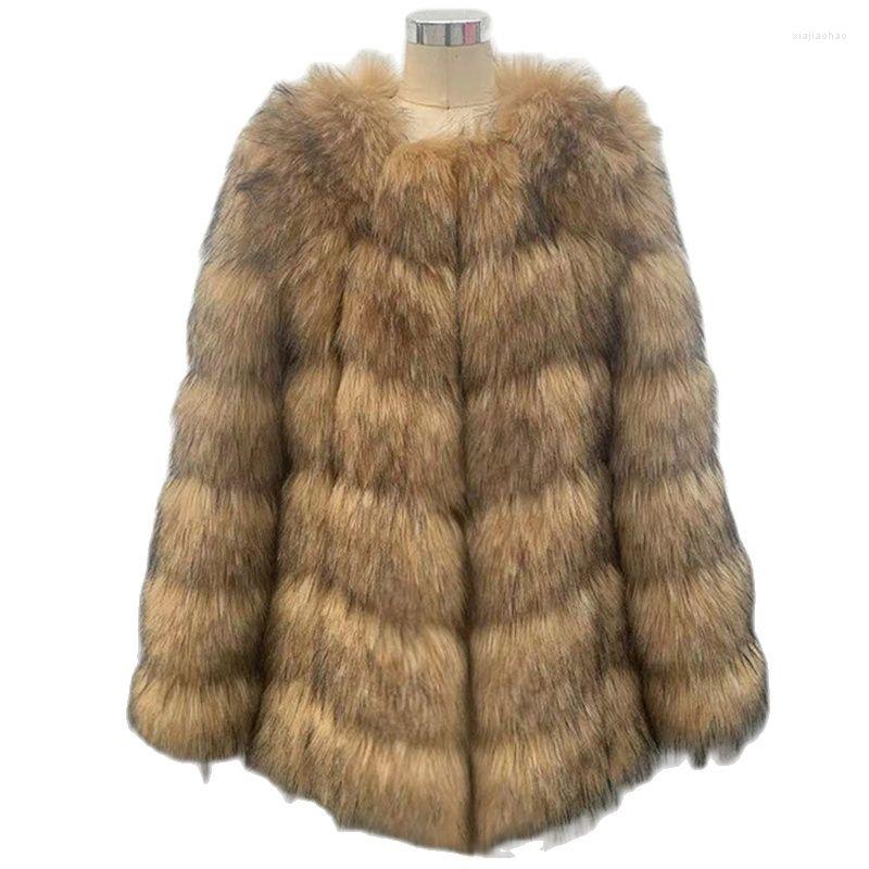Women's Fur HJQJLJLS 2022 Winter Women Thick Warm Fluffy Faux Raccoon Dog Coat Female Full-sleeve Fake Jacket Long LJLS125, Raccoon dog fur
Women's Fur HJQJLJLS 2022 Winter Women Thick Warm Fluffy Faux Raccoon Dog Coat Female Full-sleeve Fake Jacket Long LJLS125, Raccoon dog fur