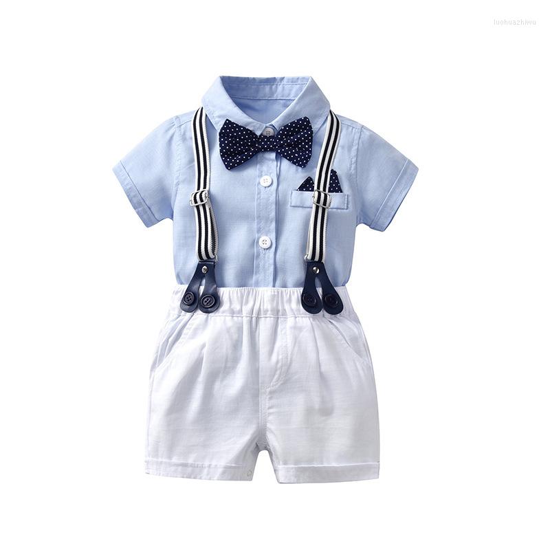 Clothing Sets Born Baby Boy Bow Outfit Set Formal Gentleman Suit For Toddler Summer Clothes 6-12 Romper White Shorts Wholesale, Blue
Clothing Sets Born Baby Boy Bow Outfit Set Formal Gentleman Suit For Toddler Summer Clothes 6-12 Romper White Shorts Wholesale, Blue