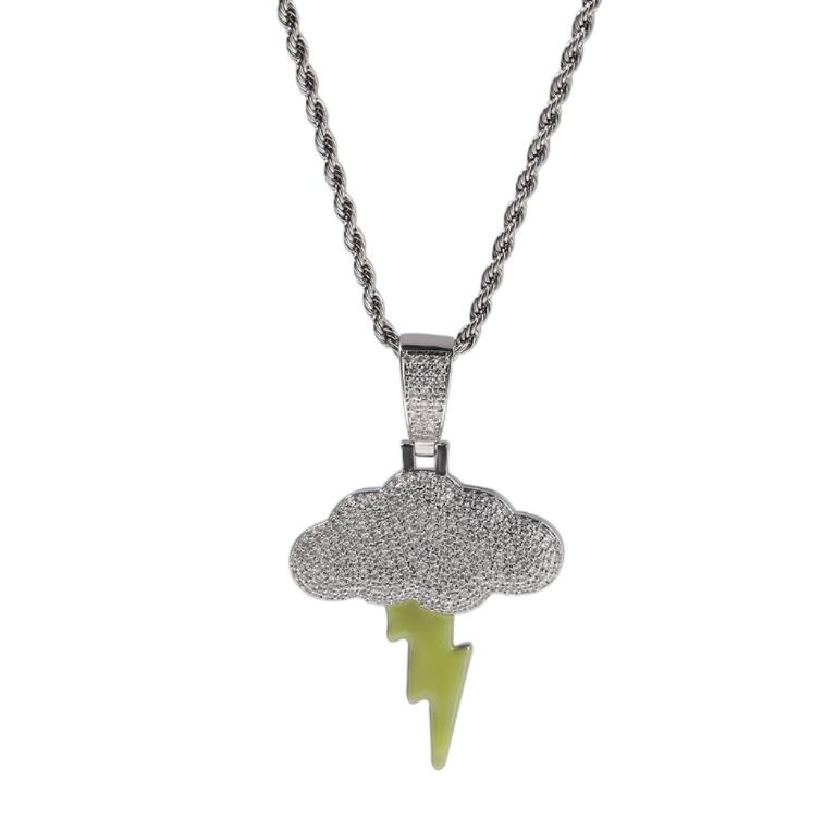 Hip Hop Necklaces Bling Iced Out Cloud lightning Pendants Necklaces for Men Rapper Jewelry
Hip Hop Necklaces Bling Iced Out Cloud lightning Pendants Necklaces for Men Rapper Jewelry