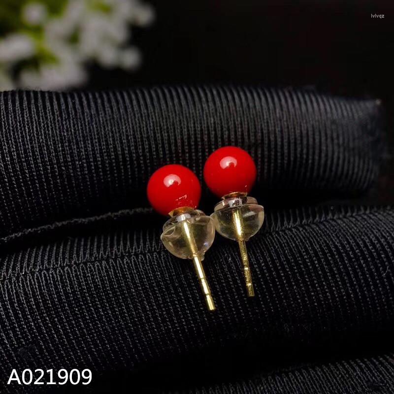 Stud Earrings KJJEAXCMY Boutique Jewelry 18K Gold Inlaid Natural Red Coral Gemstone Female Luxury Support Detection Frendy
Stud Earrings KJJEAXCMY Boutique Jewelry 18K Gold Inlaid Natural Red Coral Gemstone Female Luxury Support Detection Frendy