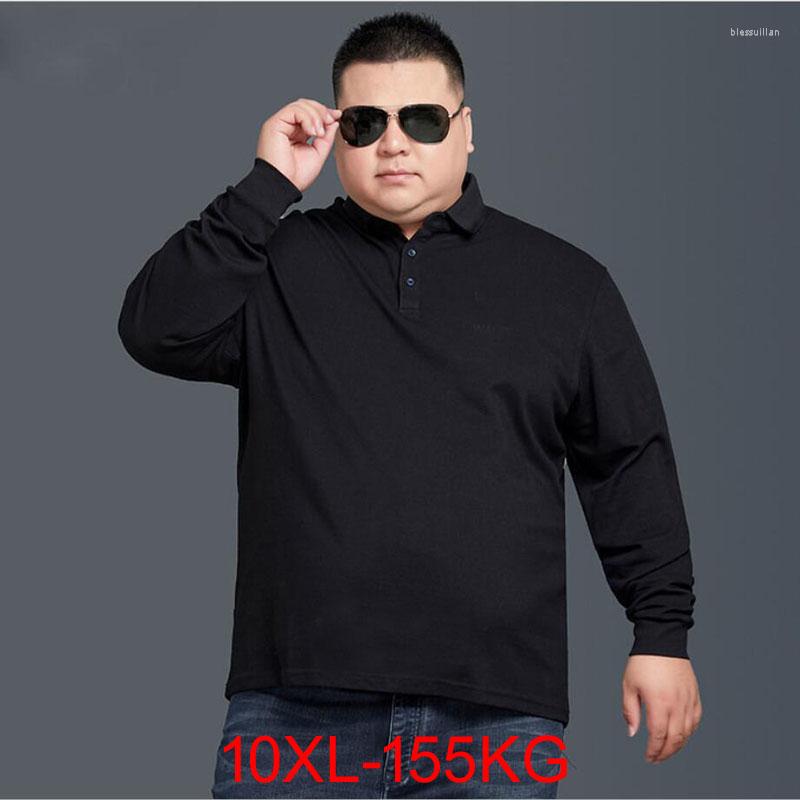 Men's Polos High Quality Spring Autumn Men Casual Polo Shirts Long Sleeve Large Size 6XL 7XL 8XL 9XL 10XL Letter Tees Loose Tops Black 54 52
Men's Polos High Quality Spring Autumn Men Casual Polo Shirts Long Sleeve Large Size 6XL 7XL 8XL 9XL 10XL Letter Tees Loose Tops Black 54 52