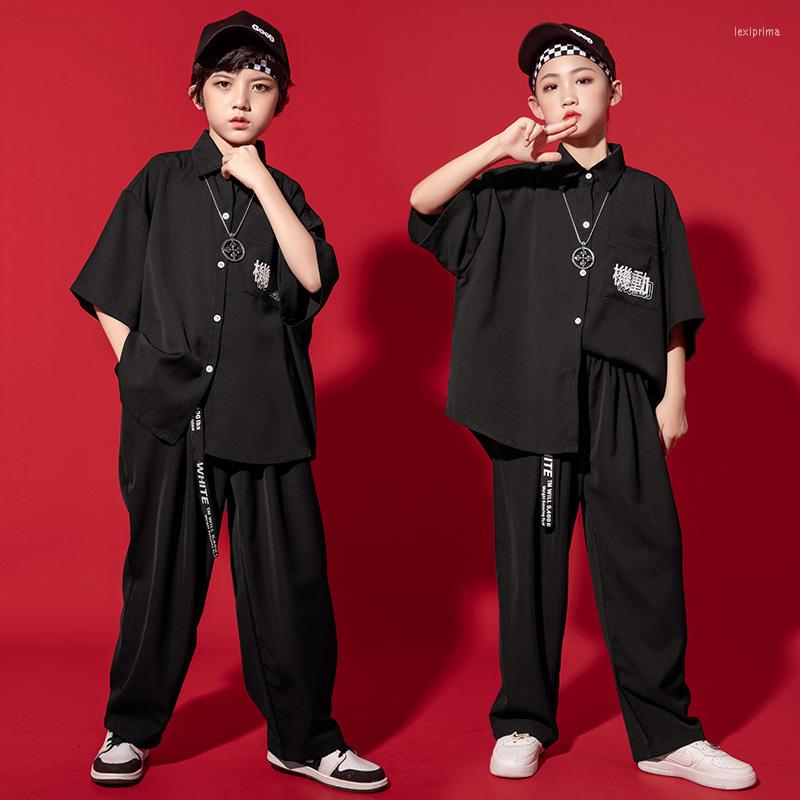 Stage Wear Kid Kpop Hip Hop Clothing Black Oversized Shirt Top Short Sleeve Loose Streetwear Baggy Pants For Girl Boy Dance Costume Clothes, Black shirt
Stage Wear Kid Kpop Hip Hop Clothing Black Oversized Shirt Top Short Sleeve Loose Streetwear Baggy Pants For Girl Boy Dance Costume Clothes, Black shirt