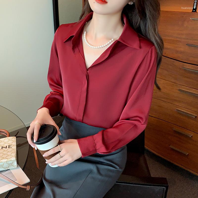 Women' Blouses Chiffon Loose Women' Fashion Long Sleeve Top Polo Solid Summer Elegant Female Clothing, Blue
Women' Blouses Chiffon Loose Women' Fashion Long Sleeve Top Polo Solid Summer Elegant Female Clothing, Blue