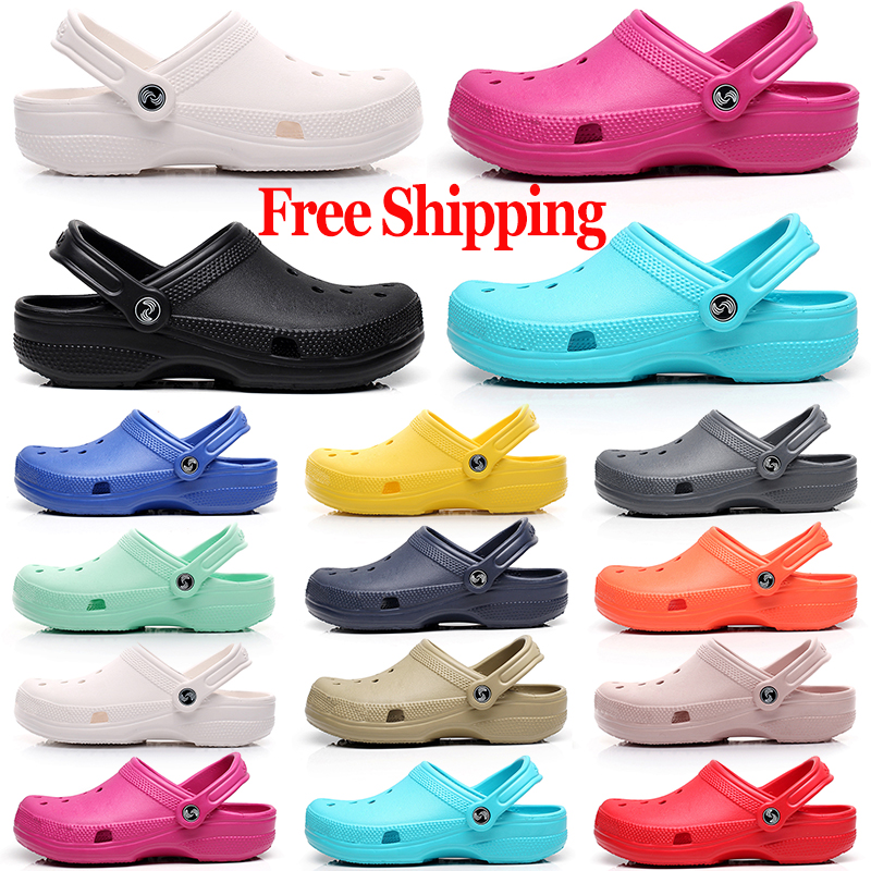 sandal croc classic clog designer sandals unisex adult men women slides slippers beach shoes outdoors indoor sneakers slip-on white black green grey blue purple, Item #1
sandal croc classic clog designer sandals unisex adult men women slides slippers beach shoes outdoors indoor sneakers slip-on white black green grey blue purple, Item #1