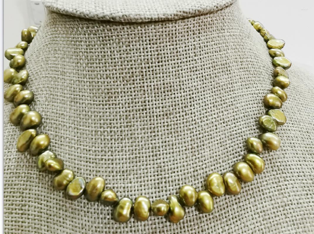Chains Wholesale 15"5x8mm Flat Natural South Sea Olive Chocolate Pearl Unfinished Necklace DIY Jewelry 40cm Single Long Strand Women
Chains Wholesale 15"5x8mm Flat Natural South Sea Olive Chocolate Pearl Unfinished Necklace DIY Jewelry 40cm Single Long Strand Women