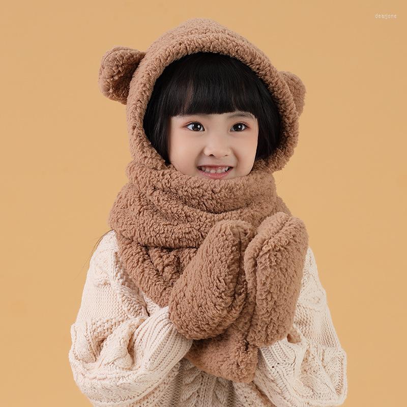 Hats 2022 Fashion Winter Children Novelty Beanies Caps Cute Warm Bear Ear Hat Casual Plush Scarf Gloves Kids Present
Hats 2022 Fashion Winter Children Novelty Beanies Caps Cute Warm Bear Ear Hat Casual Plush Scarf Gloves Kids Present