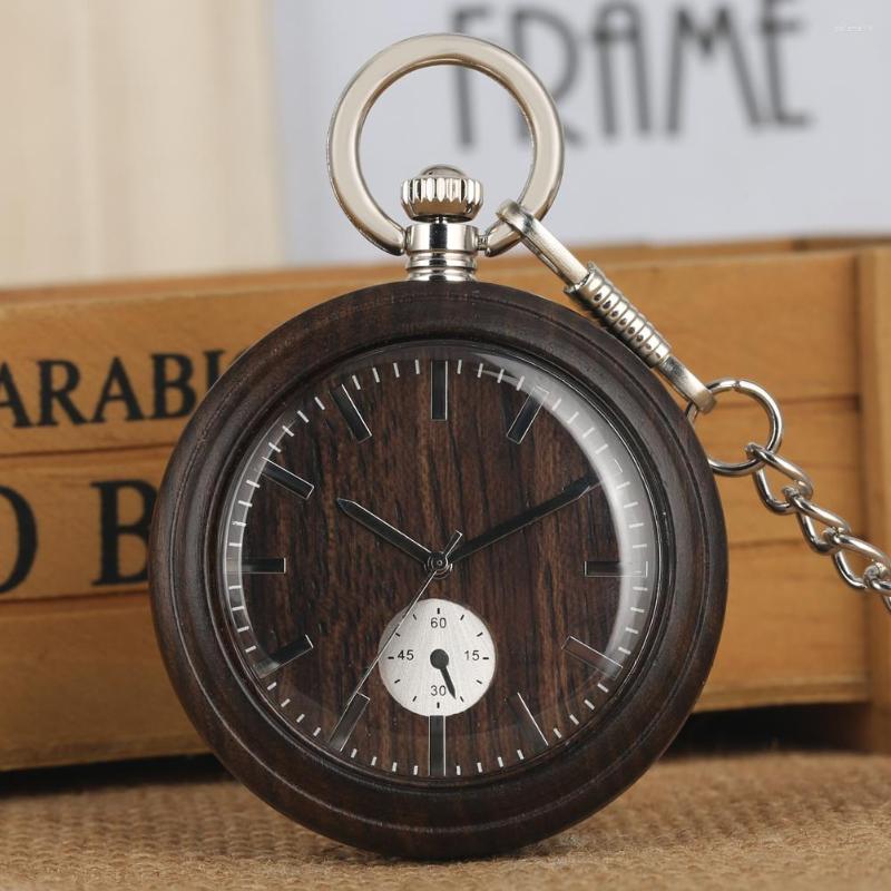 Pocket Watches Charming Wooden Quartz Watch Wonderful Round Dial Convenient Alloy Silver Pendant Chain Unisex, Brown
Pocket Watches Charming Wooden Quartz Watch Wonderful Round Dial Convenient Alloy Silver Pendant Chain Unisex, Brown