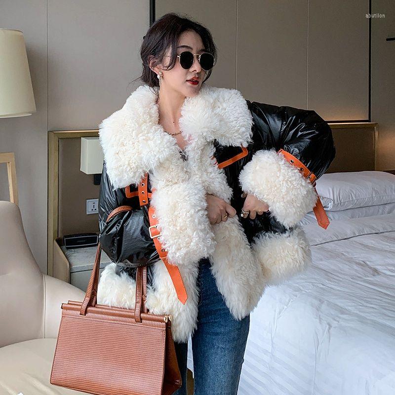 Women' Down HStar Winter Patchwork Jacket Women 90% White Duck Coat Female Faux Fur Double-faced Coats 2022, Black
Women' Down HStar Winter Patchwork Jacket Women 90% White Duck Coat Female Faux Fur Double-faced Coats 2022, Black