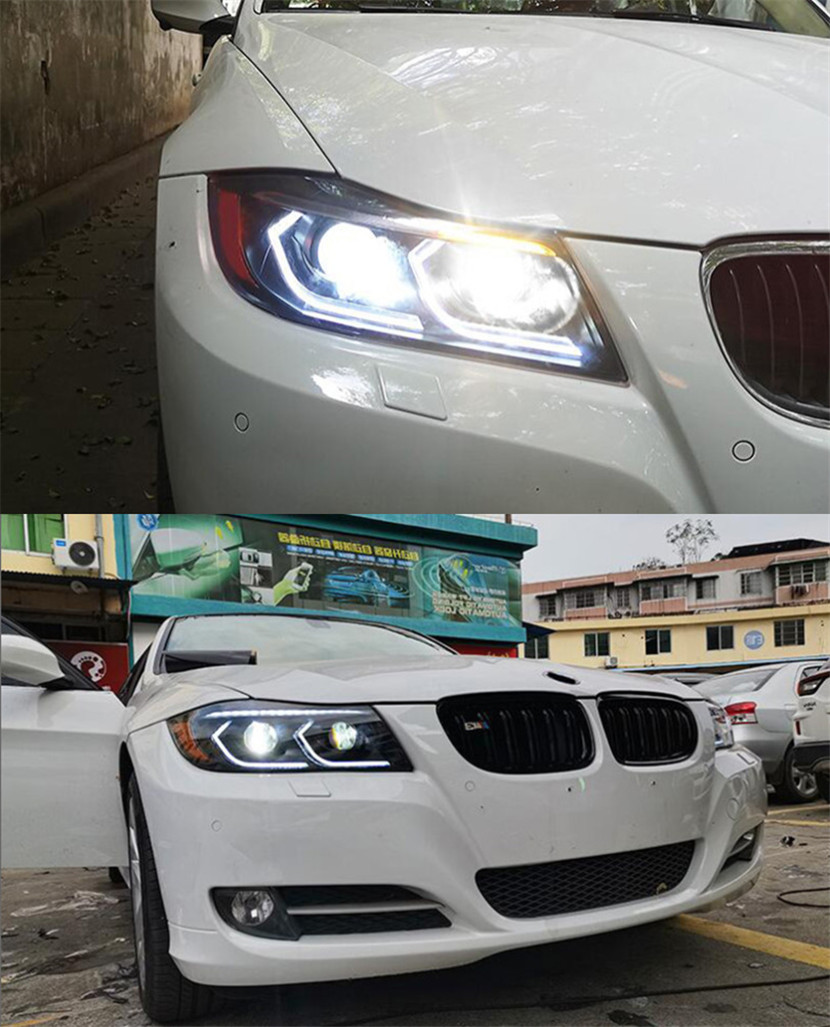 Car Styling Front Lamp for BMW E90 Headlights 2005-2012 320i 318i 323i 325i E90 Headlight DRL Hid Bi Xenon Beam Accessories