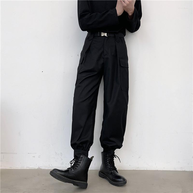 Men's Pants Men Trend Autumn Trousers Overalls Hip Hop Fashion Big Pocket Casual Tied Feet Loose Wide-leg Male Joggers Streetwear, Black
Men's Pants Men Trend Autumn Trousers Overalls Hip Hop Fashion Big Pocket Casual Tied Feet Loose Wide-leg Male Joggers Streetwear, Black
