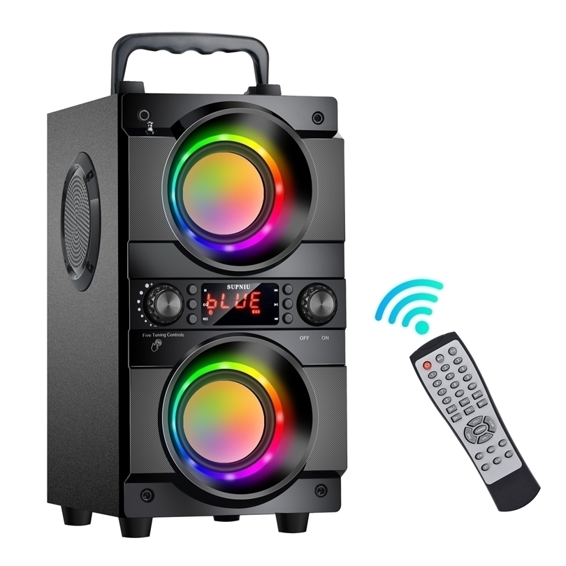 Portable Speakers TOPROAD 60W Bluetooth Speaker Big Wireless Stereo Bass Karaoke Party Subwoofer Support FM Radio RGB LED Light 221103
Portable Speakers TOPROAD 60W Bluetooth Speaker Big Wireless Stereo Bass Karaoke Party Subwoofer Support FM Radio RGB LED Light 221103