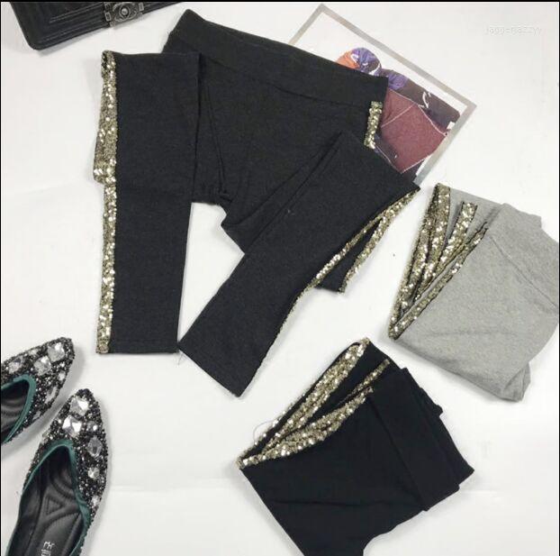 Women's Pants Spring Summer Pencil Women Fashion Sequins Side Striped Cotton Girls Ladies Autumn Grey Stretch Trousers Femme, Grey silver
Women's Pants Spring Summer Pencil Women Fashion Sequins Side Striped Cotton Girls Ladies Autumn Grey Stretch Trousers Femme, Grey silver