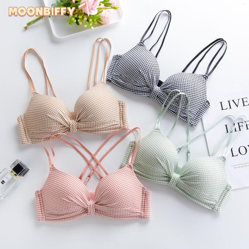 Bras Small Chest Underwear Women Sexy Gather Wireless Push Up CuteLadies Brassiere Plaid Backless Bra Pink Lingerie For, Black
Bras Small Chest Underwear Women Sexy Gather Wireless Push Up CuteLadies Brassiere Plaid Backless Bra Pink Lingerie For, Black