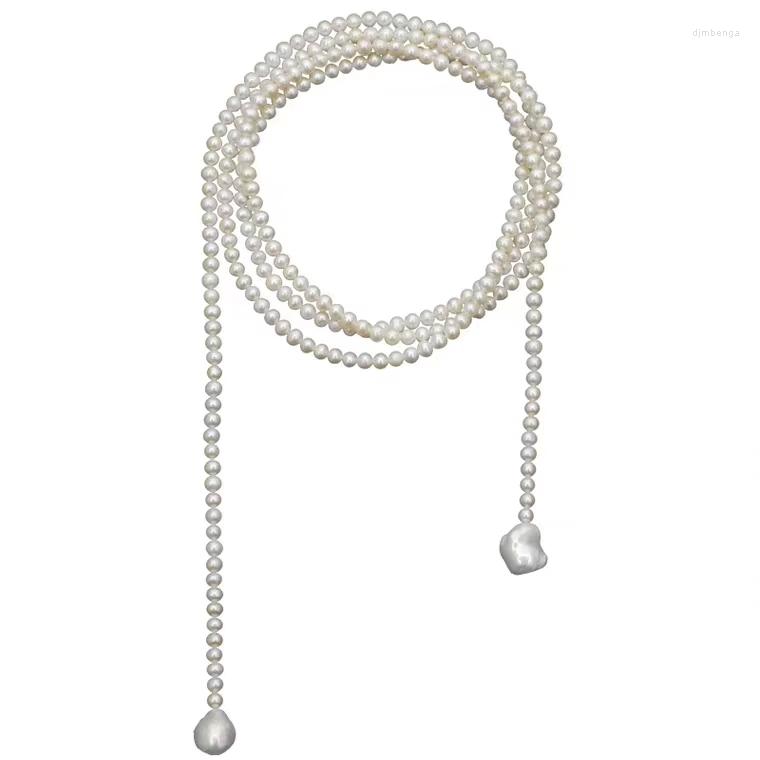 Pendants Unique Pearls Jewellery Store 4-13mm Long Pearl Necklace White Color Genuine Freshwater 120cm Fine Jewelry
Pendants Unique Pearls Jewellery Store 4-13mm Long Pearl Necklace White Color Genuine Freshwater 120cm Fine Jewelry