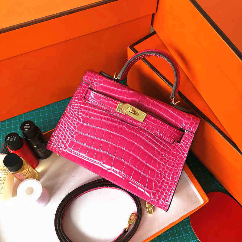 Luxury Bags High Quality Hemess Designer Handbag Kely Bag Mini Second Generation Leather Crocodile New Women's Handbags
Luxury Bags High Quality Hemess Designer Handbag Kely Bag Mini Second Generation Leather Crocodile New Women's Handbags