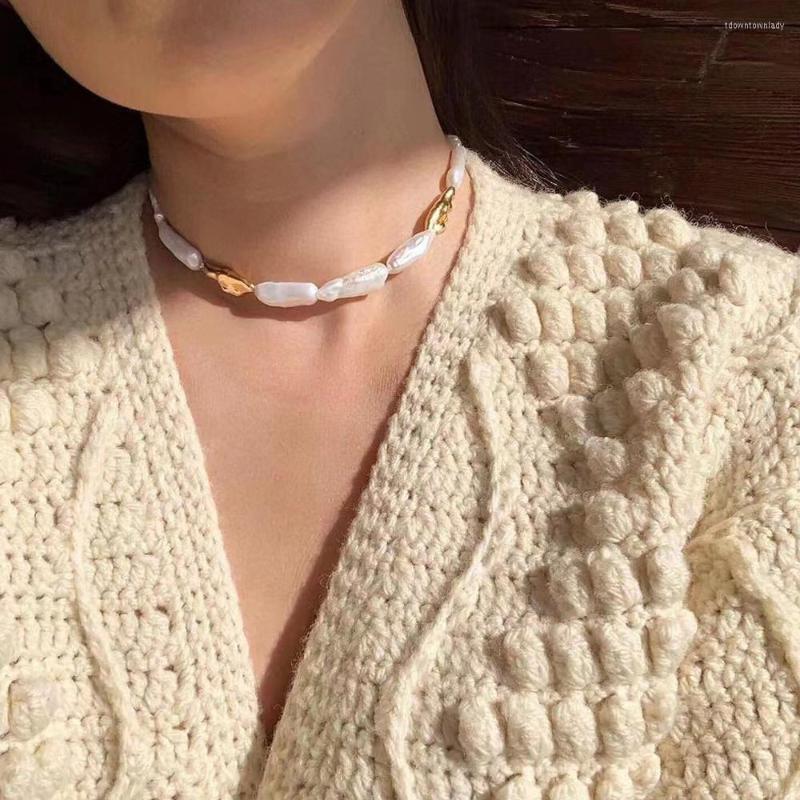 Chains European And American Fashionable Stacking Chic Wild Natural Long Baroque Irregular Gold Pearl Necklace
Chains European And American Fashionable Stacking Chic Wild Natural Long Baroque Irregular Gold Pearl Necklace