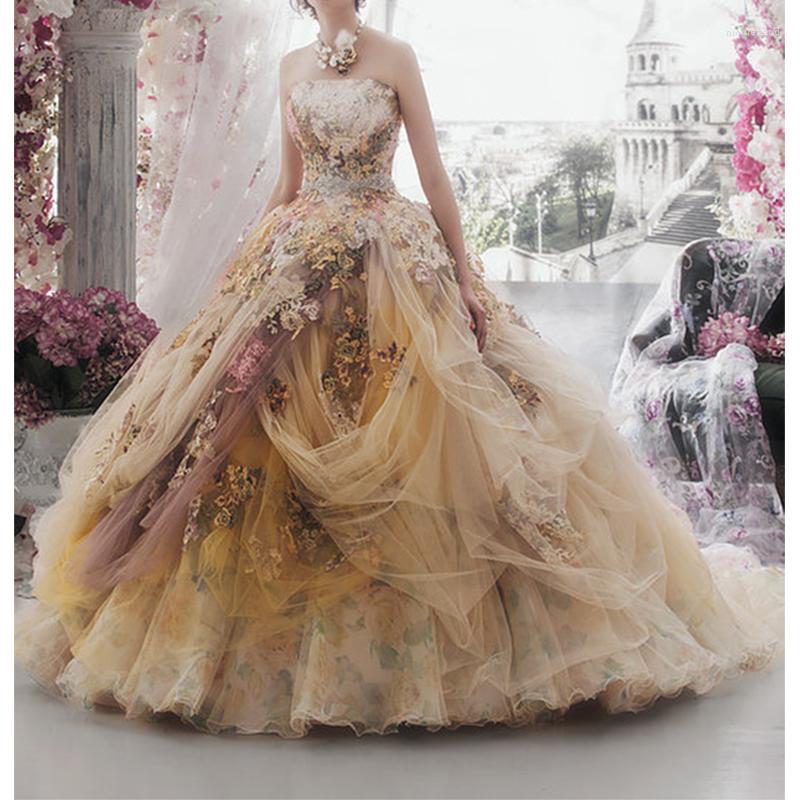 Party Dresses 2022 Elegant Princes Ball Prom Strapless With Lace Applique 3D Flowers Evening Gown Tulle Vestido Fiesta Noche, Beige
Party Dresses 2022 Elegant Princes Ball Prom Strapless With Lace Applique 3D Flowers Evening Gown Tulle Vestido Fiesta Noche, Beige