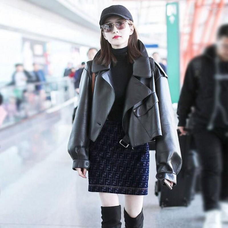 Women's Leather High Quality 2022 Spring Genuine Shirt Jacket Women's Short Sheep Dress Slim Korean Belt Small Coat Trend, Black
Women's Leather High Quality 2022 Spring Genuine Shirt Jacket Women's Short Sheep Dress Slim Korean Belt Small Coat Trend, Black