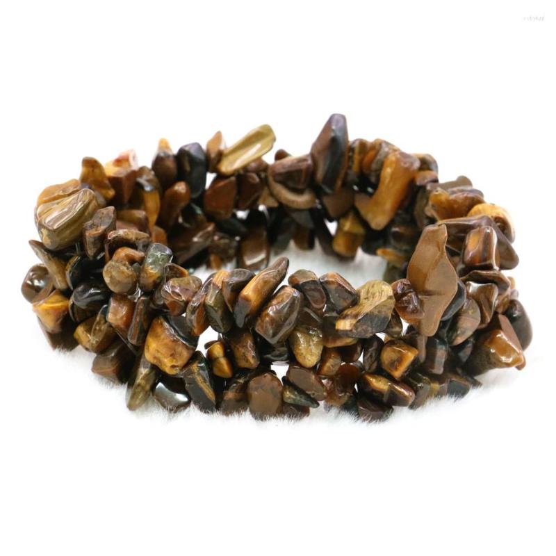 Strand Natural Stone Yellow Tiger Eye 5X7mm Gravel Irregular Bracelet Jewelry Accessories Christmas Gift For Women 7.5inch M309
Strand Natural Stone Yellow Tiger Eye 5X7mm Gravel Irregular Bracelet Jewelry Accessories Christmas Gift For Women 7.5inch M309