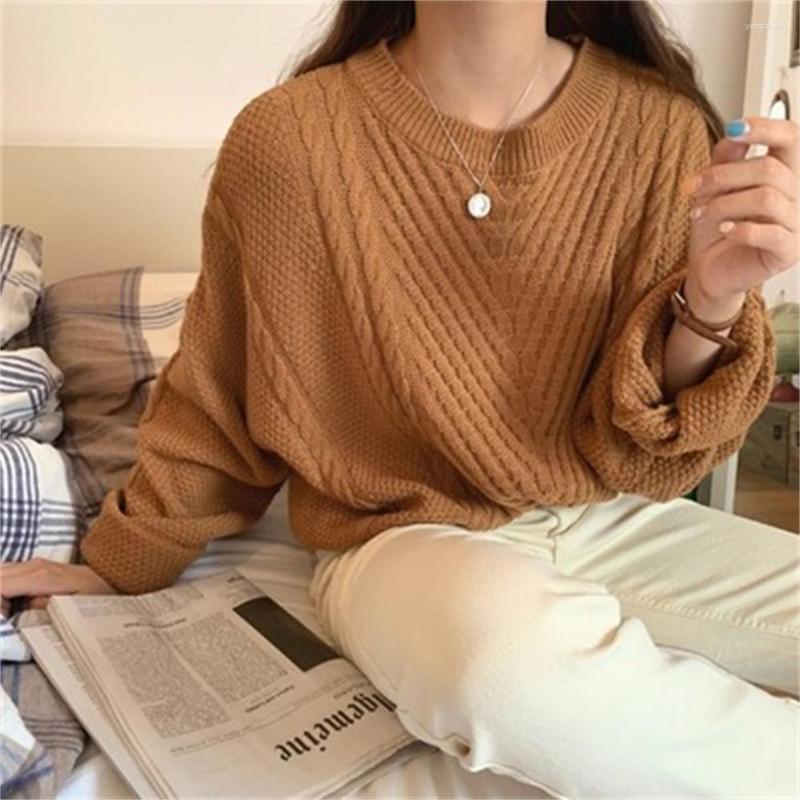 Women's Sweaters 2022 Vintage Woman Autumn Winter Pullovers Long Sleeve O-Neck Knitted Korean Tops Casual Jumpers H400, Navy blue
Women's Sweaters 2022 Vintage Woman Autumn Winter Pullovers Long Sleeve O-Neck Knitted Korean Tops Casual Jumpers H400, Navy blue