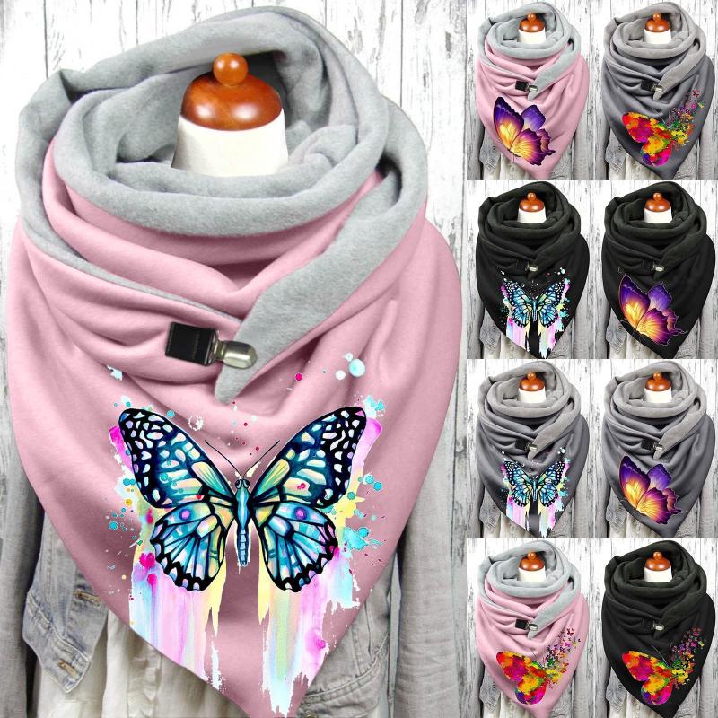 Scarves Men Suit Scarf Women Colorful Butterfly Print Cotton Winter Warm Button Up Nine
Scarves Men Suit Scarf Women Colorful Butterfly Print Cotton Winter Warm Button Up Nine