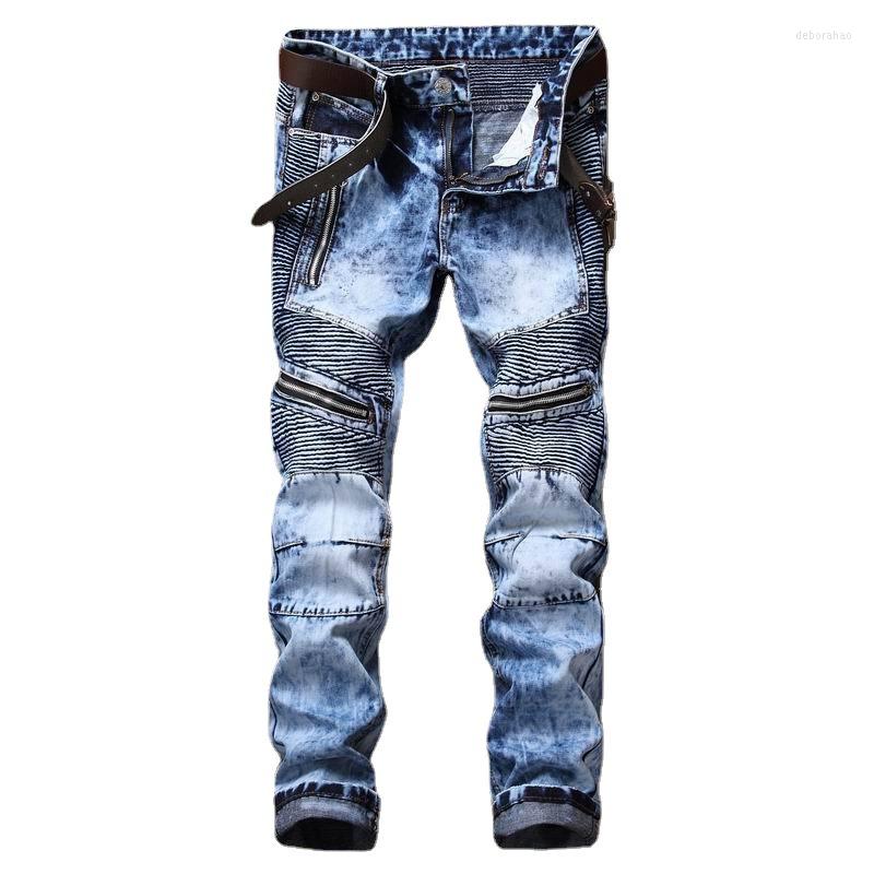 Men's Pants Wholesale 2022 Casual Biker Men's Jeans Slim Straight Pleated Zipper Motorcycle Snowflake Hole HipHop Blue Denim, 001 dark blue
Men's Pants Wholesale 2022 Casual Biker Men's Jeans Slim Straight Pleated Zipper Motorcycle Snowflake Hole HipHop Blue Denim, 001 dark blue