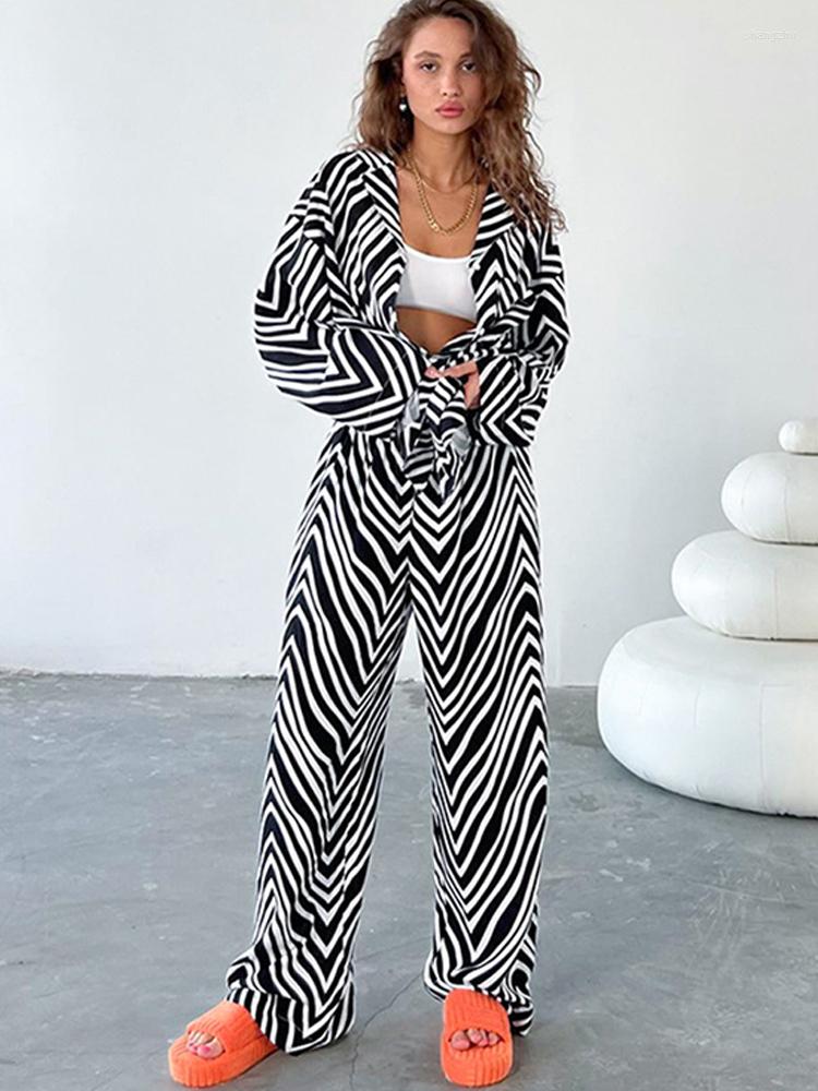Women' Two Piece Pants Striped Sets Women Autumn Loose Long Sleeve Shirts Wide Leg Trousers Suit Female 2022 Fashion Casual Lady Outfit, Stripe set
Women' Two Piece Pants Striped Sets Women Autumn Loose Long Sleeve Shirts Wide Leg Trousers Suit Female 2022 Fashion Casual Lady Outfit, Stripe set