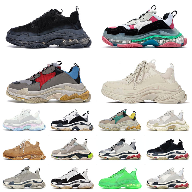 designer mens women triple s casual shoes sneakers top fashion platform vintage 17fw paris Crystal Clear Sole Bottoms Black Beige trainers jogging walking, 1 triple white 36-45
designer mens women triple s casual shoes sneakers top fashion platform vintage 17fw paris Crystal Clear Sole Bottoms Black Beige trainers jogging walking, 1 triple white 36-45