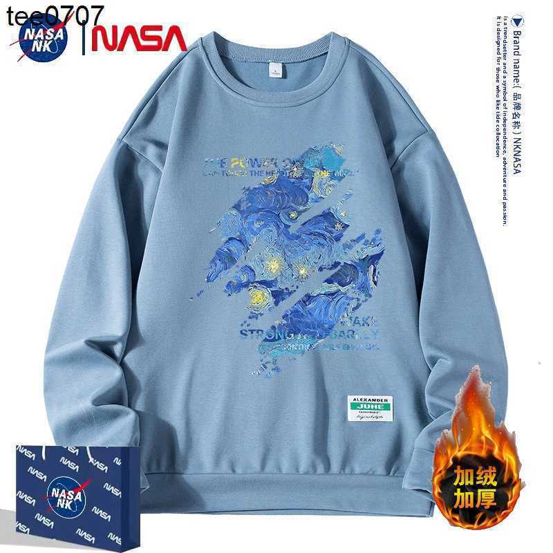 Designer NASA New Hoodies Fashion Brand Sweater Men's Crew Neck South Korean Version Casual Versatile Loose Couple Dress Plush Sweatshirt, Gray
Designer NASA New Hoodies Fashion Brand Sweater Men's Crew Neck South Korean Version Casual Versatile Loose Couple Dress Plush Sweatshirt, Gray