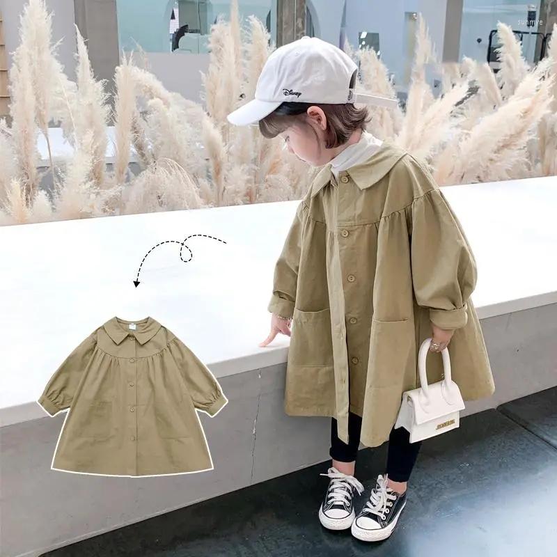 Coat Spring Autumn Fashion Kids Trench Coats For Girls Windbreaker Jackets Cute Korean Long Loose Baby Clothes Children Overcoats, Khaki
Coat Spring Autumn Fashion Kids Trench Coats For Girls Windbreaker Jackets Cute Korean Long Loose Baby Clothes Children Overcoats, Khaki