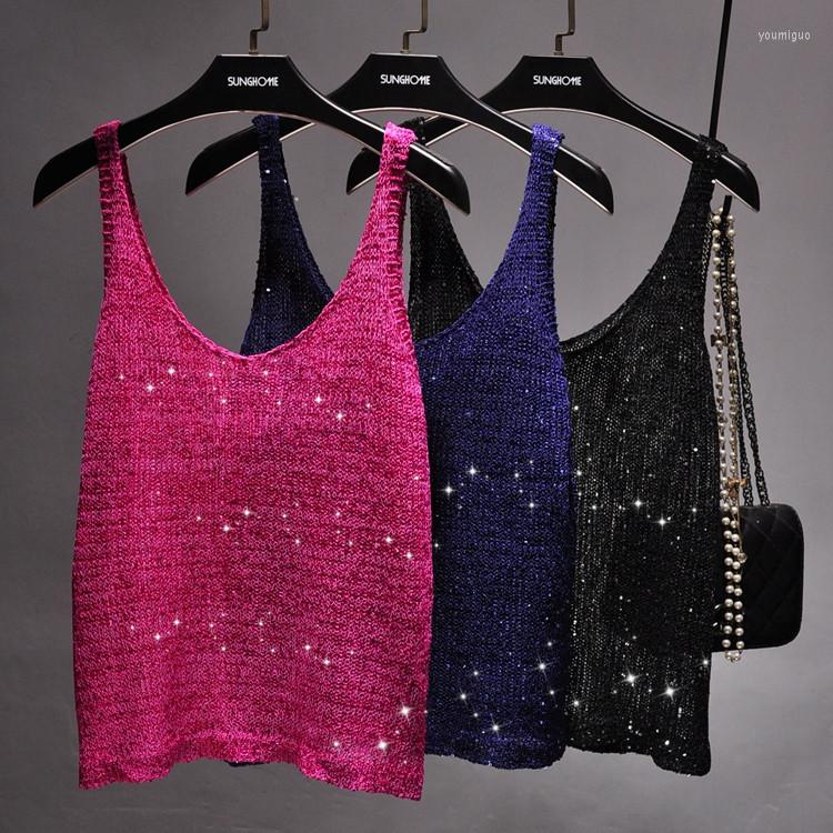 Women's Tanks Knitted Tank Top Somen 2022 Spring Summer Korean-Style V-neck Strappy Knit Sequined Sleeveless Shirt Female Girls Tops, Khaki
Women's Tanks Knitted Tank Top Somen 2022 Spring Summer Korean-Style V-neck Strappy Knit Sequined Sleeveless Shirt Female Girls Tops, Khaki