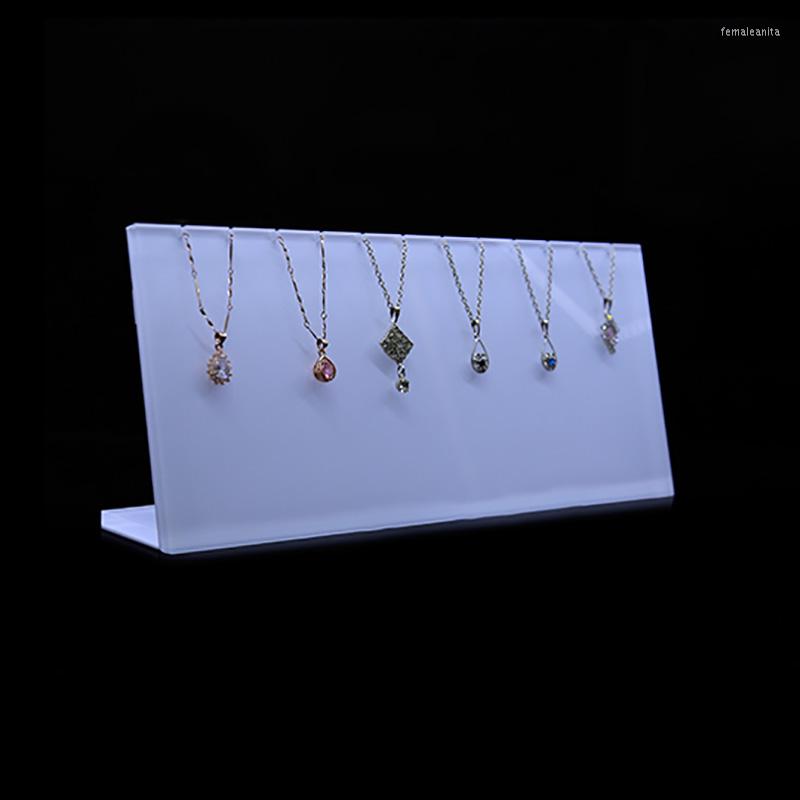 Jewelry Pouches White 8mm Or 5mm Thick Acrylic Necklace Display Stand 6-Necklace L Holder Earring Organizer Case Custom
Jewelry Pouches White 8mm Or 5mm Thick Acrylic Necklace Display Stand 6-Necklace L Holder Earring Organizer Case Custom