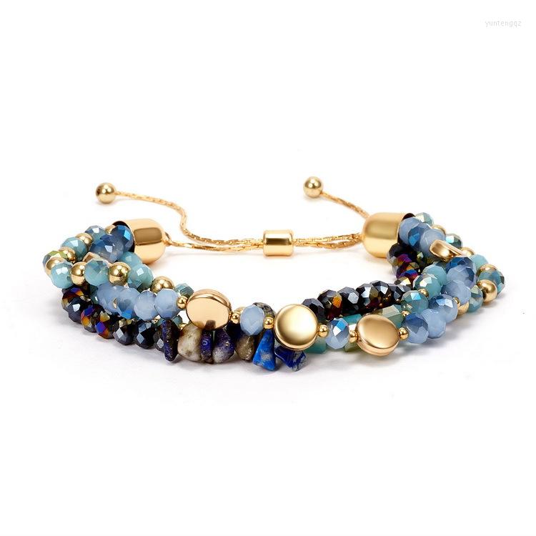 Strand Winding Multilayer Natural Stone Crystal Bead Trendy Adjustable Size Fashion Bracelet For Women Handmade Jewelry
Strand Winding Multilayer Natural Stone Crystal Bead Trendy Adjustable Size Fashion Bracelet For Women Handmade Jewelry