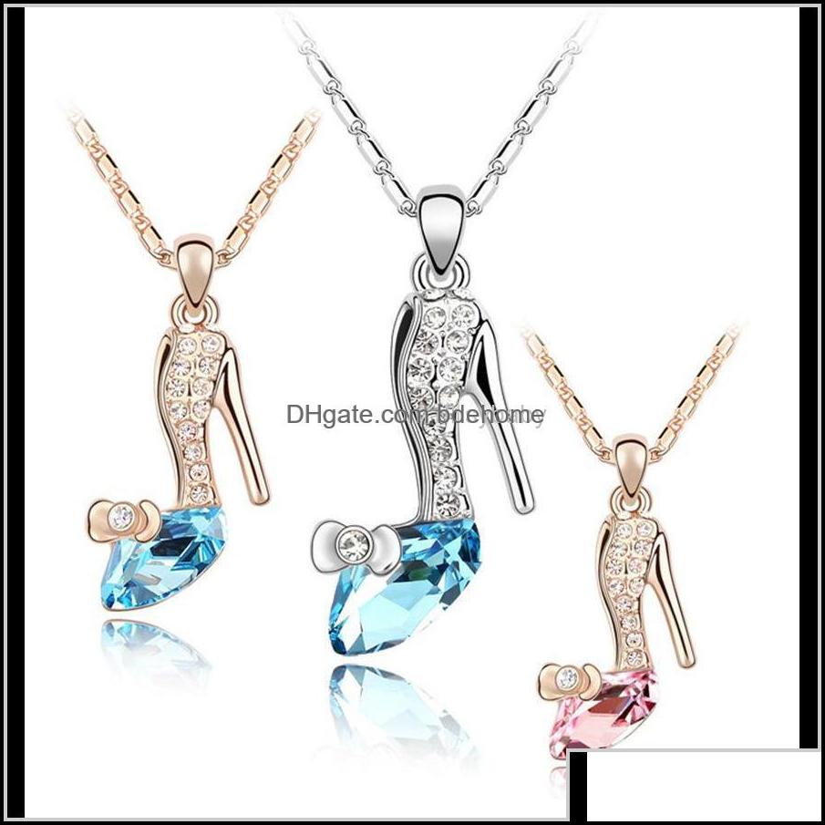 Pendant Necklaces Pendants Drop Delivery 2021 Sexy High Heels Crystal Necklace Fashion Shoes Statement Pendant Cinderella Austrian C Ot47Y
Pendant Necklaces Pendants Drop Delivery 2021 Sexy High Heels Crystal Necklace Fashion Shoes Statement Pendant Cinderella Austrian C Ot47Y