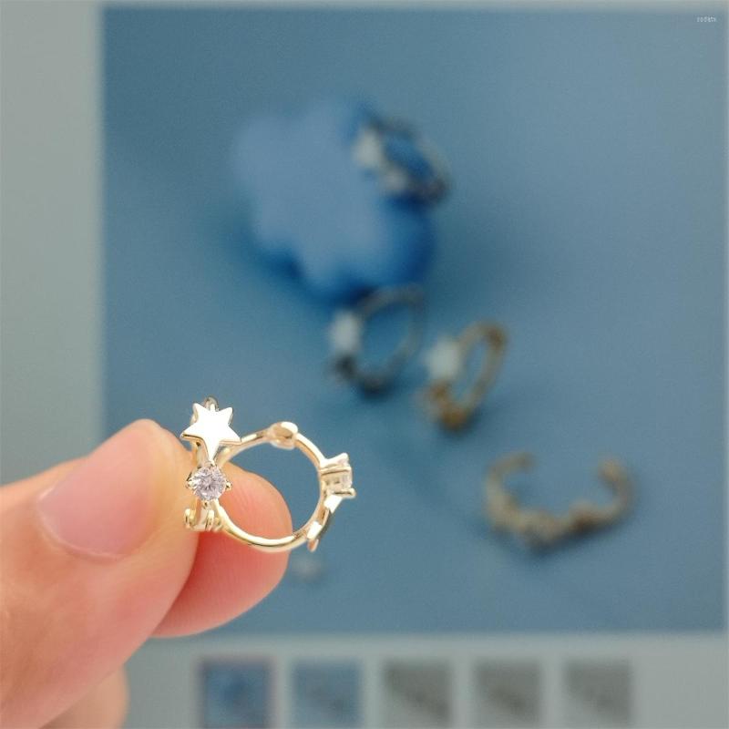 Hoop Earrings 925 Sterling Silver Star Huggie Hoops Small Single Zircon For Women Girls Party Fine Jewelry
Hoop Earrings 925 Sterling Silver Star Huggie Hoops Small Single Zircon For Women Girls Party Fine Jewelry