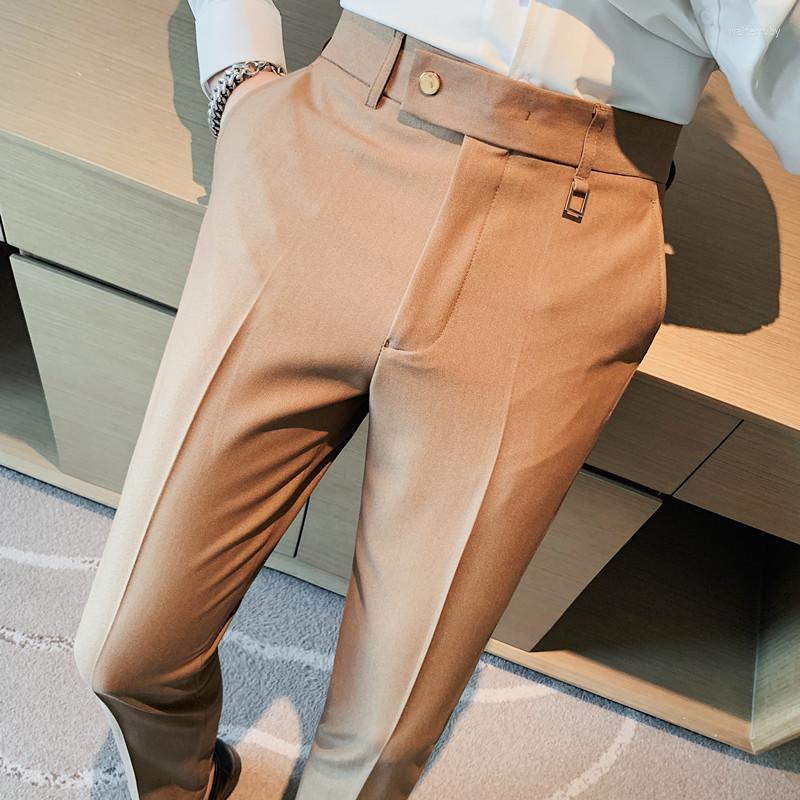 Men's Suits Autumn Winter Men's Trousers High-waist Straight Drape Casual Business Dress Pants Office Social Wedding Streetwear Men, Black
Men's Suits Autumn Winter Men's Trousers High-waist Straight Drape Casual Business Dress Pants Office Social Wedding Streetwear Men, Black